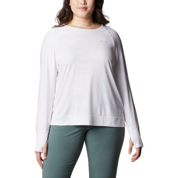 Columbia Adventura Hiking Long Sleeve Plus Size, Sudaderas Blancos Camuflados Para Mujer | 893421-XG